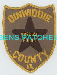 VIRGINIA,A,DINWIDDIE COUNTY POLICE SPECIAL 1